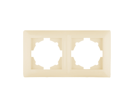 Plaque double beige