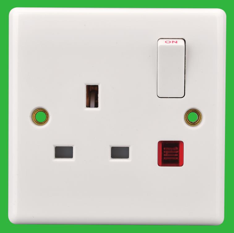 YAKI HELIO series1G 13A socket with neonH094